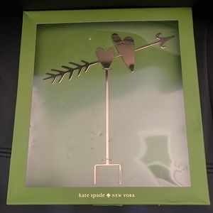 Kate Spade Lenox Two Hearts Gold Plated Cake Topper